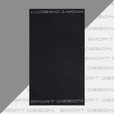 Полотенце махровое «Этель» Sport, 70×130 см, хлопок 100%, чёрное