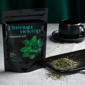 Чай чёрный «Мятный нектар» premium: мята, мелисса, хвоя, 50 г.