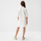 Платье для девочки MINAKU: PartyDress, цвет белый, рост 122 см - Фото 4