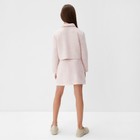Комплект для девочки (жакет и юбка) MINAKU: PartyDress, цвет розовый, рост 134 см - Фото 4