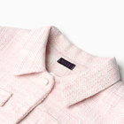 Комплект для девочки (жакет и юбка) MINAKU: PartyDress, цвет розовый, рост 134 см - Фото 6