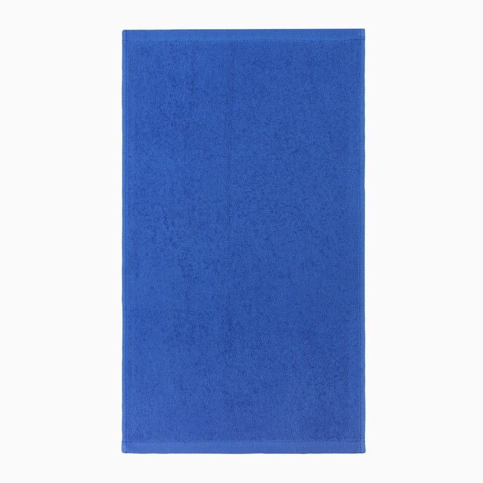 Салфетка махровая 30х50см, синий, 360 г/м2, хл100%