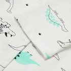 Халат для мальчика НАЧЕС, цвет белый/динозавры, рост 128 см - Фото 3