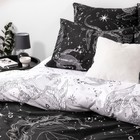 Постельное бельё 2сп Ночь Нежна «Таро», 175х215см, 180х215см, 70х70см 2шт, поплин, хлопок, 110гр - Фото 2