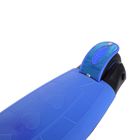 Самокат стальной TROLY WZ898, колёса светящиеся PU, d=120, 100 мм, цвет синий, до 50 кг - Фото 2