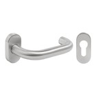 Комплект ручек БУЛАТ с узкой накладкой, 02У.09НС AISI 304 INOX нержавеющая сталь - Фото 2