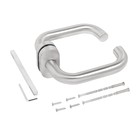 Комплект ручек СТАНДАРТ 0903 SS(60-90) INOX нержавеющая сталь  (артикул 9668727)  большой выбор товаров оптом и в розницу по низким ценам с доставкой