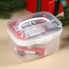 Аптечка «Набор сладкой помощи»: жвачка 7 г., молочный шоколад 27 г., леденцы 32 г., леденец соска 4,5 г., баночка, купон - фото 23382637