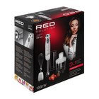Блендер RED Solution RHB-2972, погружной, 1300 Вт, 0.5/0.6 л, режим "турбо", белый - фото 51497622