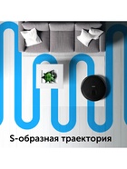 Робот-пылесос RED Solution RV-RL6000S, 35 Вт, сухая и влажная уборка, 0.3/0.3 л, чёрный - Фото 12