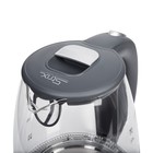 Чайник электрический RED Solution RK-G185, стекло, 1.7 л, 2200 Вт, чёрный - Фото 3