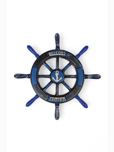 Декор настенный, панно «Штурвал путешественника», 34 см