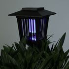 Светильник садовый ловушка насекомых УФ+LED*1 Вт, 33*15 см, солнечная батарея, 2 режима, пика - Фото 7