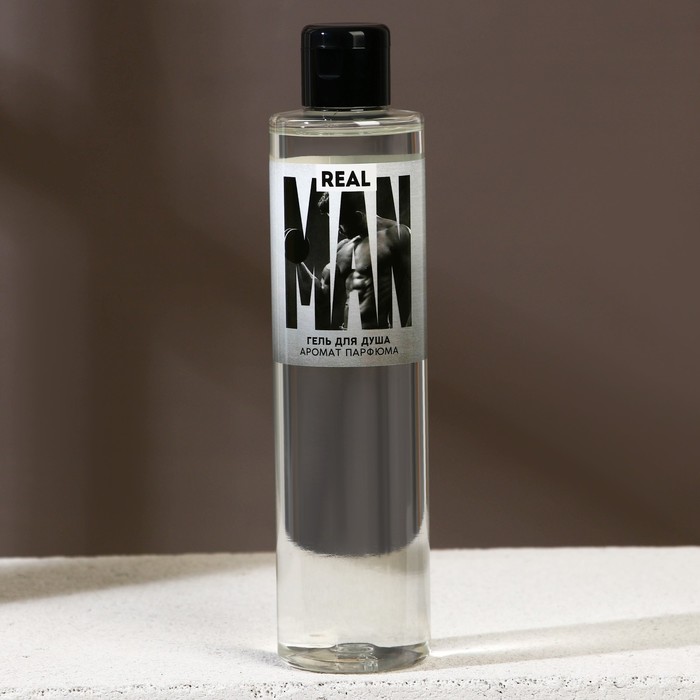 Гель для душа REAL MAN, 250 мл, аромат мужского парфюма, HARD LINE - Фото 1