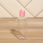 Набор банный, в косметичке, 7 предметов (полотенце 70 × 140 см, бутылочки 3 шт, баночки 2 шт, лопатка) , цвет белый/розовый - Фото 9