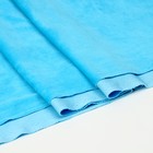 Лоскут Велюр на трикотажной основе, голубой, 100*180 см - фото 3645143
