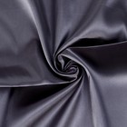 Лоскут сатина, цвет тёмно-серый, 100 × 150см, 100% п/э - фото 320780639