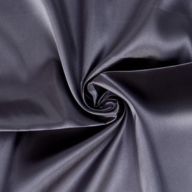 Лоскут сатина, цвет тёмно-серый, 100 × 150см, 100% п/э