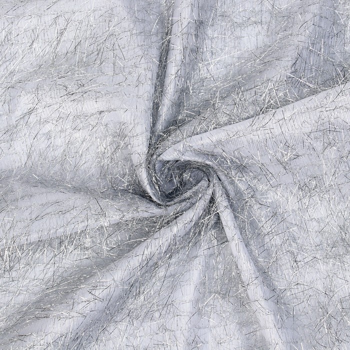 Лоскут с ворсом из фольги, цвет белый, 50 × 70см - Фото 1