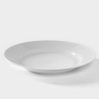 Тарелка Добрушский завод «Идиллия», d=20 см, фарфор, белая - Фото 2