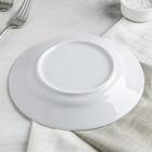 Тарелка фарфоровая «Идиллия», d=20 см, белая - Фото 3