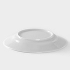 Тарелка Добрушский завод «Идиллия», d=20 см, фарфор, белая - Фото 3