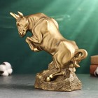 Фигура "Бык на камне" 21х25х9см, бронза - фото 24131789