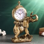 Часы "Слон" 32см, бронза - фото 11768195