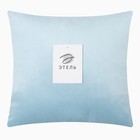 Подушка декоративная «Этель», голубая, 30×30 см, велюр - Фото 5