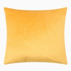 Подушка декоративная «Этель», 30×30 см, велюр, желтая - Фото 2