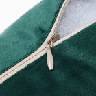 Подушка декоративная «Этель», 30×30 см, велюр, изумруд - Фото 4