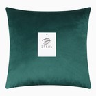 Подушка декоративная «Этель», 30×30 см, велюр, изумруд - Фото 5