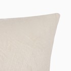 Подушка декоративная «Этель», 30×30 см, велюр, молочная - Фото 3