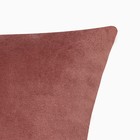 Подушка декоративная «Этель», 30×30 см, велюр, пыльная роза - Фото 3