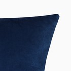 Подушка декоративная Этель цв. синий, 30*30см, велюр - Фото 2