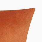 Подушка декоративная «Этель», терракотовый, 30×30 см, велюр - Фото 3