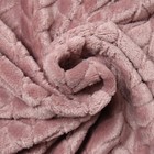 Плед Косичка, 200х205см, велсофт 250г/м, полиэстер - фото 24294855