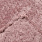 Плед Косичка, 200х205см, велсофт 250г/м, полиэстер - фото 24294856