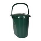 Ведро-туалет, h = 40 см, 24 л, съёмный стульчак, зелёное - Фото 2