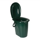 Ведро-туалет, h = 40 см, 24 л, съёмный стульчак, зелёное - Фото 3