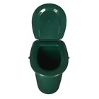 Ведро-туалет, h = 40 см, 24 л, съёмный стульчак, зелёное - Фото 5