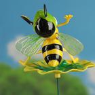 Штекер "Пчелка на листочке", длина 60см - фото 8244379