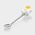 Кружка «Космос», 350 мл, с крышкой и ложкой, стекло, прозрачная - Фото 3