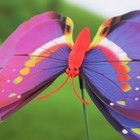 Декор садовый "Бабочка" 3D, штекер 60 см, микс цвета - Фото 4