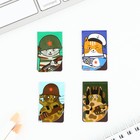 Магнитные закладки для книг, 4 шт. «23 февраля: Юный герой» - Фото 3