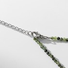 Чокер шар №2 гранёный «Жадеит», 38см+5см удлинитель - фото 25280375