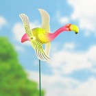 Декор садовый "Фламинго", с крутящимися крыльями, штекер 60 см, микс цвета - Фото 1