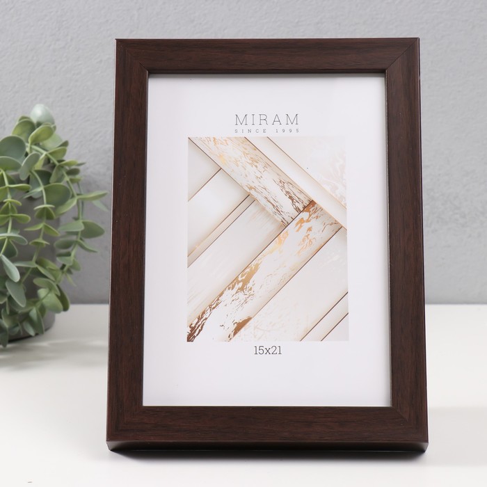 

Фоторамка пластик "МИРАМ" 15х21 см, 650057-6 (пластиковый экран)