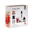 Блендер Galaxy LINE GL 2135, погружной, 1350Вт, 0.9/0.6 л, 12 скоростей, режим турбо, серый - Фото 12