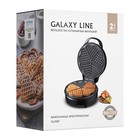 Вафельница электрическая Galaxy LINE GL 2987, 1200 Вт, антипригарное покрытие, чёрно-серая - Фото 7
